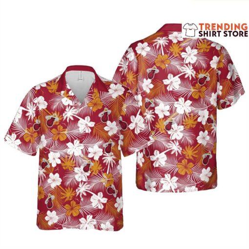 Nba Miami Heat Hawaiian Shirt Tropical Flora Gift For Beach Lovers for fan