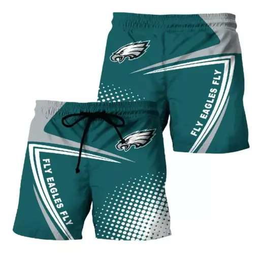 Philadelphia Eagles nfl 3D Beach Short For Fans