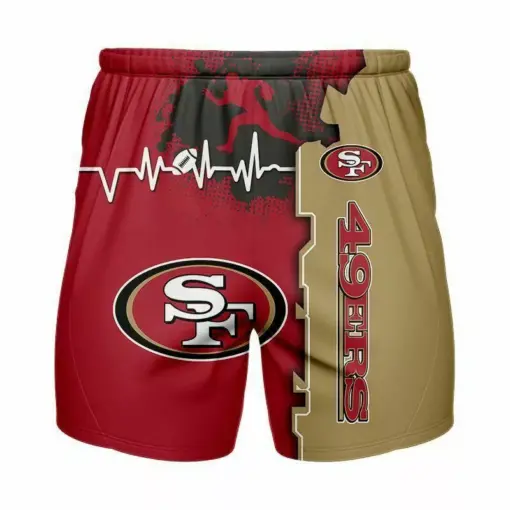 San Francisco 49ers NFL full 3D Printed short