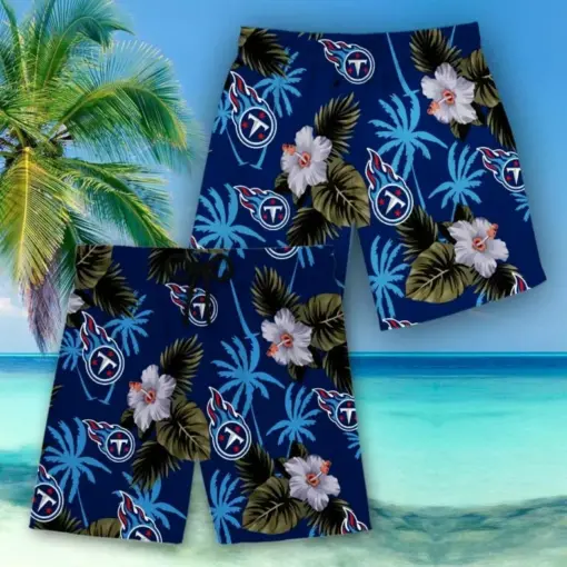 Tennessee Titans NFL hawaiian short tropical 04