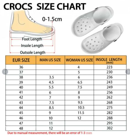 size crocs - lenful