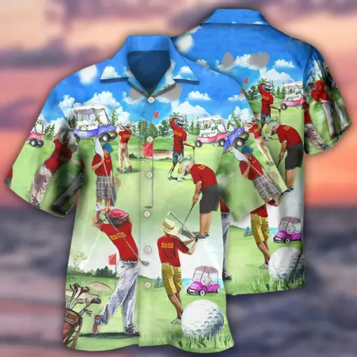 Golf People Are Playing Golf hot Hawaiian Shirt Hawaii Gift Shirt For Dad Mom