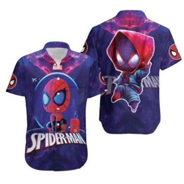 Personalize Spider Man Across The Spider Verse hot hawaiian shirt 02