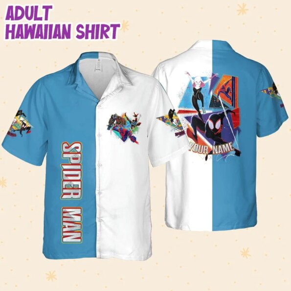 Personalize Spider Man Across The Spider Verse hot hawaiian shirt