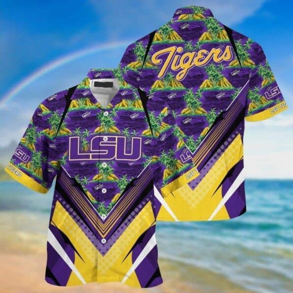 [ TRENDING ] LSU Tigers Hawaiian Shirt Beach Gift For Sports Lovers
