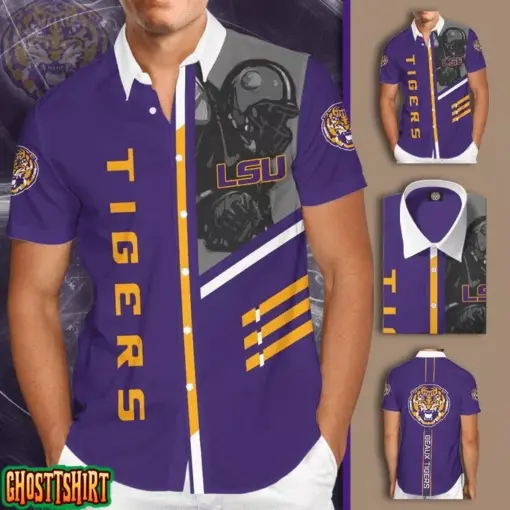 [ TRENDING ] Lsu Tigers Short Sleeve Hawaiian Shirt