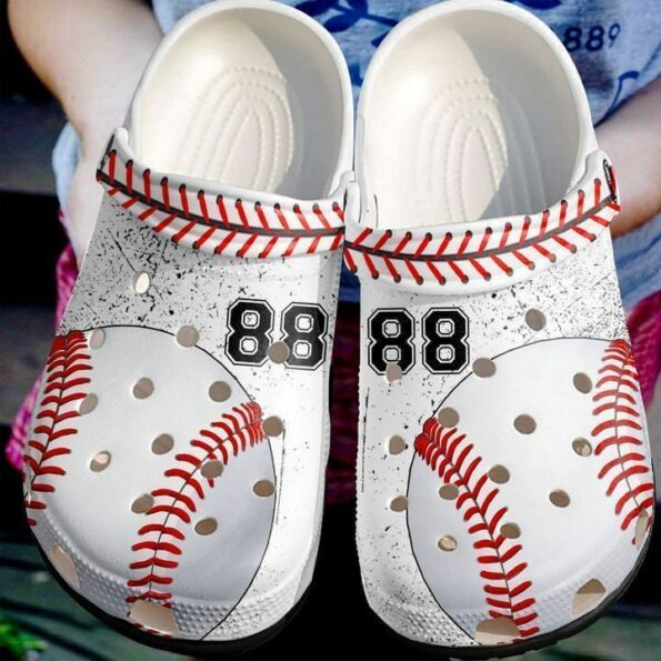 Baseball Personalized Love Mix Color Classic Clogs Shoes Classic Clogs Shoes, Gift Birthday