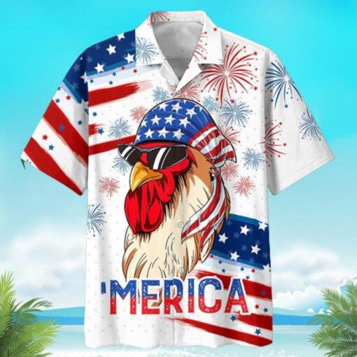 Chicken Hawaiian Shirts, Independence Day Funny hot Hawaii Shirt