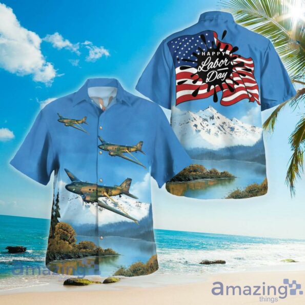 Douglas AC-47 Spooky KC Air Show Happy Labor Day New Century Kansas Aloha Summer Gift hot Hawaiian Shirt