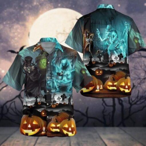 Happy Halloween Print 3d hot Hawaiian Shirt for gift