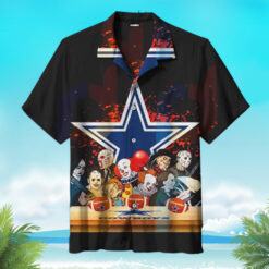 Horror-Halloween-Characters-NFL-Dallas-Cowboys-Hawaiian-Shirt-for-fan-1