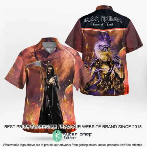 Iron Maiden Dance Of Death 2003 hot Hawaiian Shirt