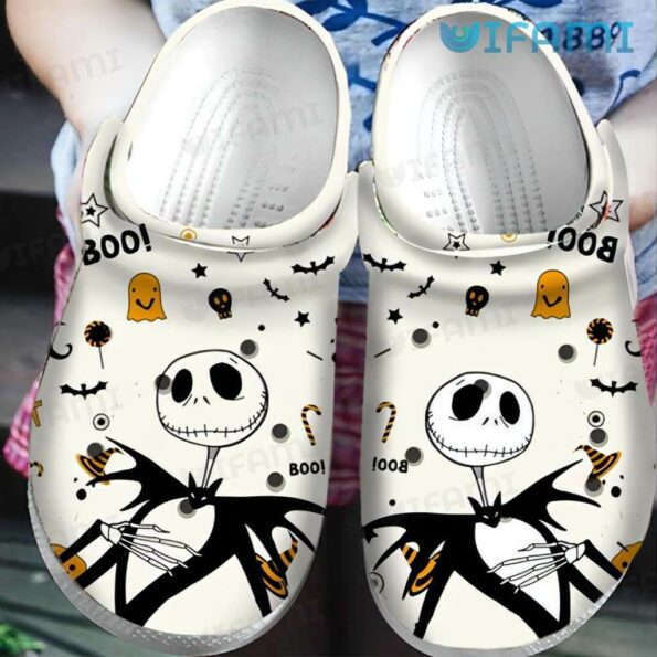 Jack Skellington Boo Halloween Crocs Gift Personalized Gifts Family