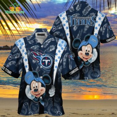 Tennessee Titans Mickey Mouse Hawaiian Shirt Gifts custom for Fan