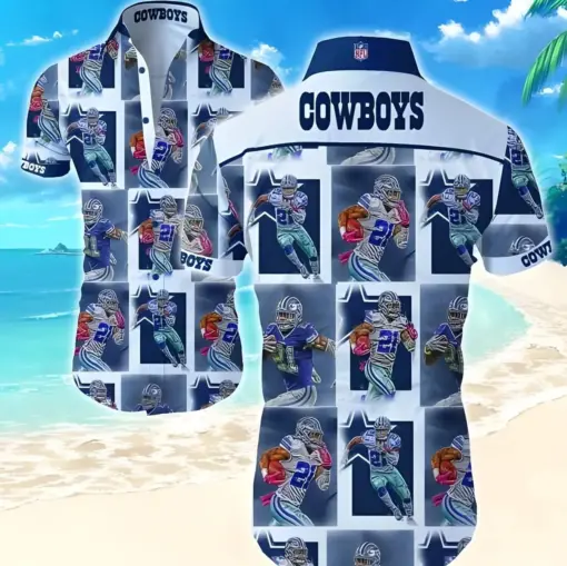 Dallas Cowboys Hawaiian Shirt Best Beach Gift, NFL Hawaiian Shirt