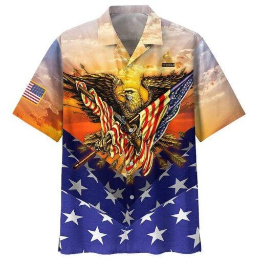 Eagles Veteran Day Honor The Fallen Trendy Hawaiian Shirt