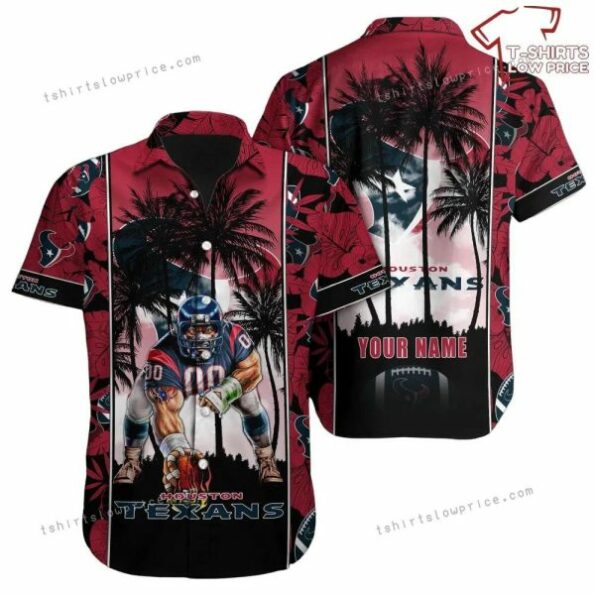 Houston Texans Hawaiian Shirt NFL Football Personalized Hawaiian Shirt Cheap For fan