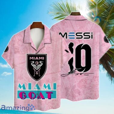 Messi Goat Inter Miami Pattern hot Hawaiian Shirt For Real Fans