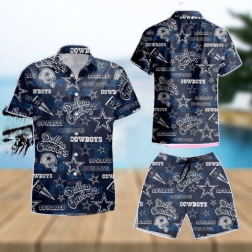 [ NEW ] NFL Dallas Cowboys floral tropical hot Hawaiian Shirt 02 FOR FAN