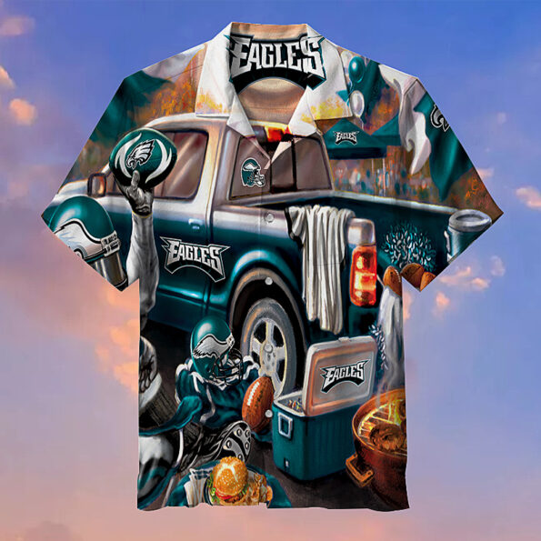 NFL Philadelphia Eagles Hawaiian Shirt car summer custom for fan