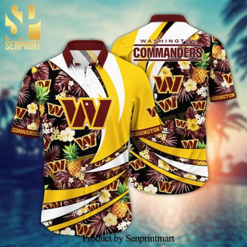 NFL Washington Commanders hot Hawaiian Shirt tropical summer 07 for fan