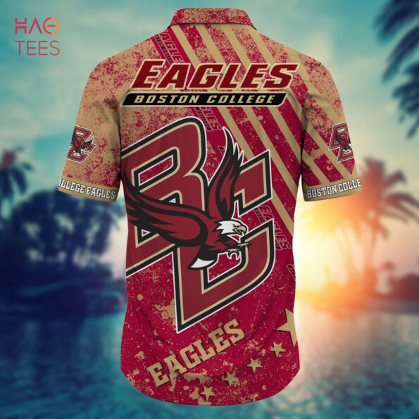 Ncaa Boston College Eagles Custom Name Number Trending Trendy Hawaiian Shirt Aloha Shirt