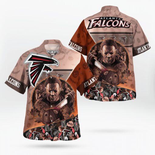 ATLANTA FALCONS HALLOWEEN TROPICAL custum hot HAWAIIAN SHIRT for fan