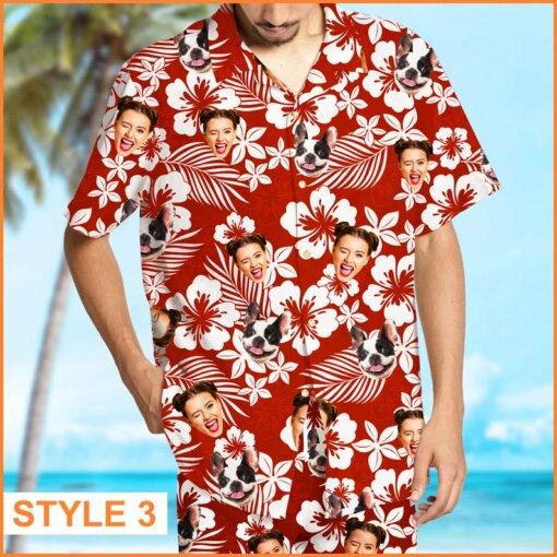 Aloha Custom Hawaiian Shirt For Man Woman pets, Personalized Hawaii Shirt With family Face