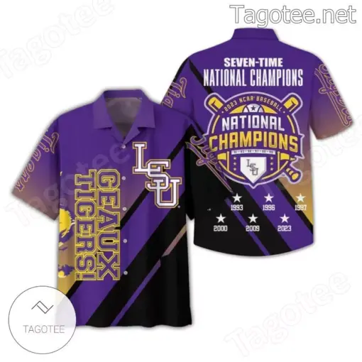 Geaux Tigers Lsu Seven-time National Champions hot Hawaiian Shirt