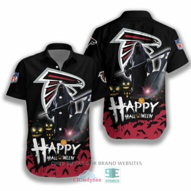 [HALLOWEEN] NFL Atlanta Falcons Happy Halloween Hawaiian Shirt for fan