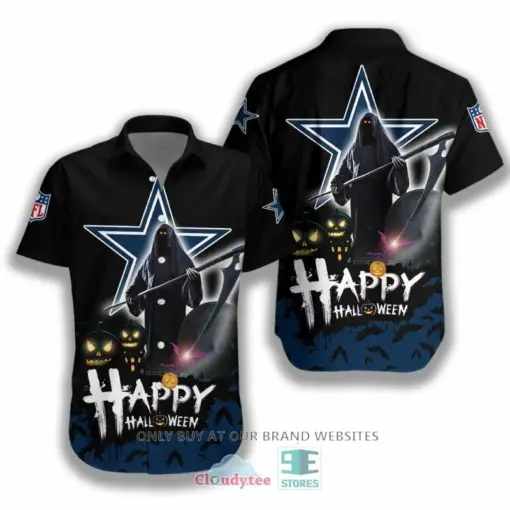 [HALLOWEEN] NFL Dallas Cowboys Happy Halloween Hawaiian Shirt for fan