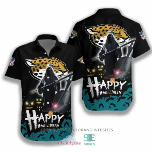 [HALLOWEEN] NFL Jacksonville Jaguars Happy Halloween Hawaiian Shirt for fan