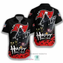 [HALLOWEEN] NFL Tampa Bay Buccaneers Happy Halloween Hawaiian Shirt for fan