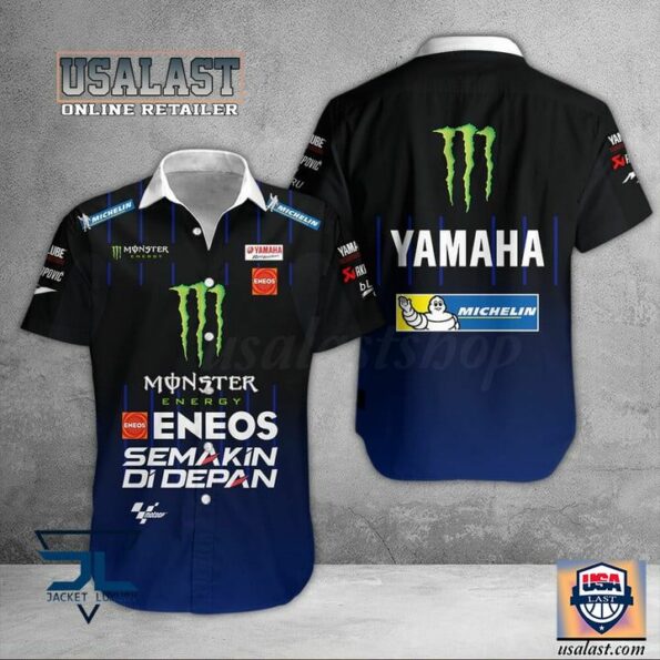 Monster Energy racing team Yamaha MotoGP Short Sleeve hot Hawaiian Shirt