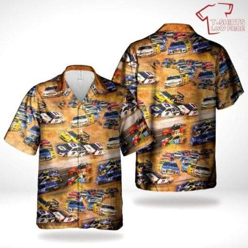 Nascar Racing Cars hot Hawaiian Shirt Outfit