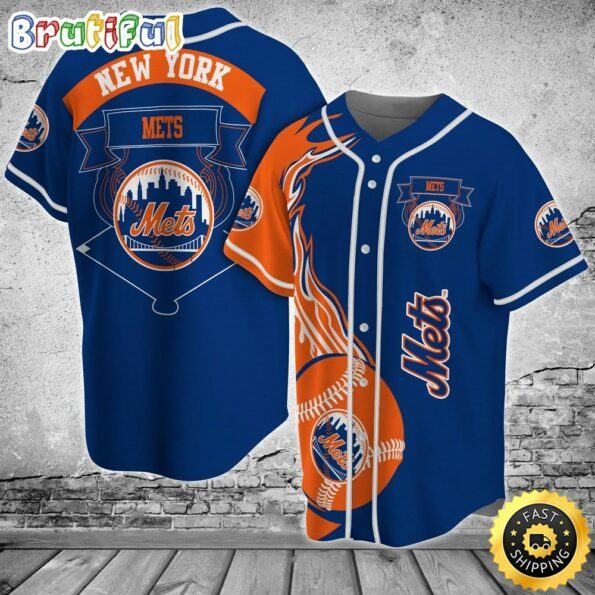 New York Mets Classic MLB Baseball Jersey Shirt custom name for fan