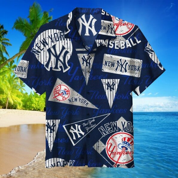 New York Yankees hot Hawaiian Shirt, MLB New York Shirt