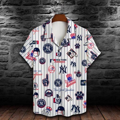 New York Yankees Major League Baseball Print Hawaiian Shirt