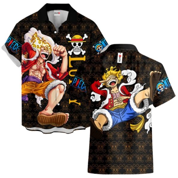 One Piece Hawaiian shirts Luffy Gear 5 hot Hawaiian Shirt