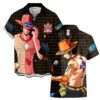 One Piece Hawaiian shirts Portgas D. Ace hot Hawaiian Shirt