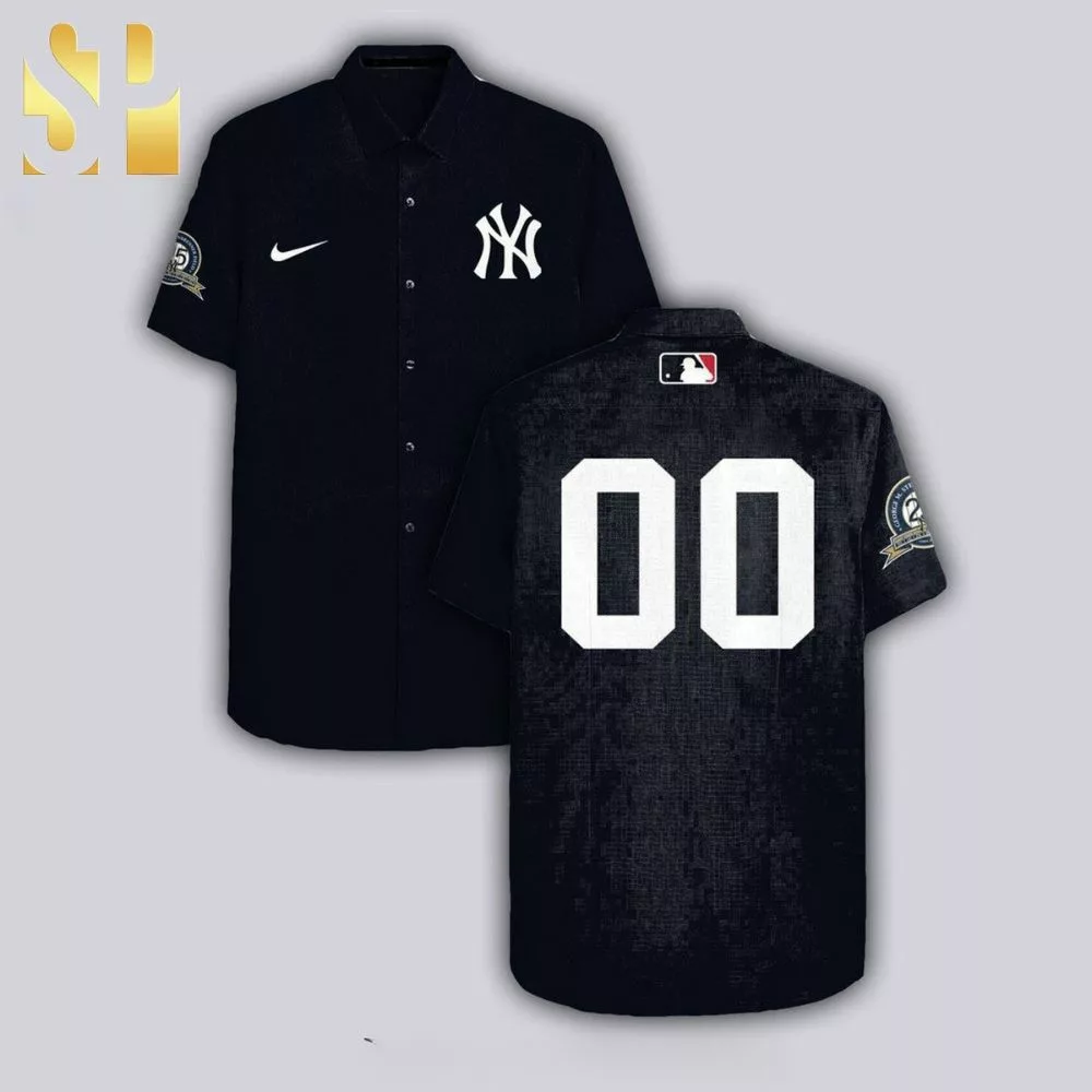 Personalized New York Yankees Full Printing Beach Hawaiian Shirt - hotHawaiianShirt