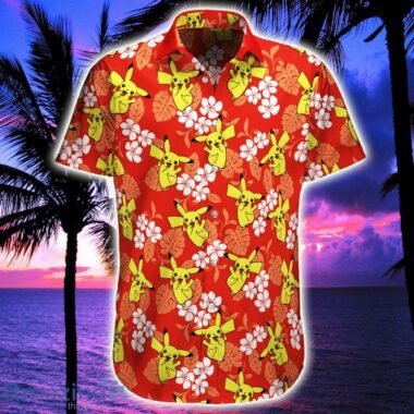 Pikachu Tropical Beach Pokemon hot Hawaiian Shirt