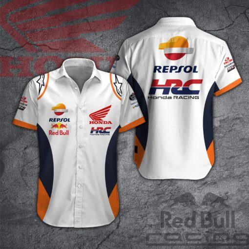 Repsol Honda Racing hot Hawaiian Shirt Sport Gift Aloha Beach Button Up Shirt