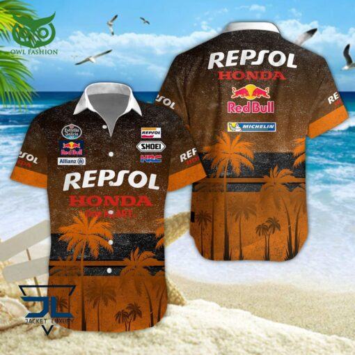 Repsol Honda team Grand Prix Motogp Racing hot Hawaiian Shirt