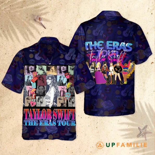 Taylor Swift hot Hawaiian Shirt The Eras Tour Style Retro 80s Best music