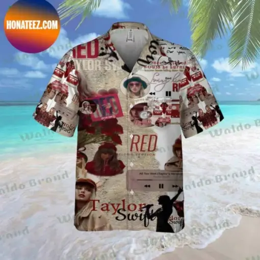 Taylor Swift red 1989 hot Hawaiian Shirt music