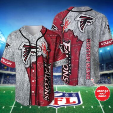 [new Personalized] maps Atlanta Falcons nfl Baseball Jersey shirt for fans