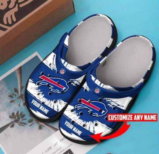 Bills Personalized Crocband Custom Name Clog Crocs Shoes