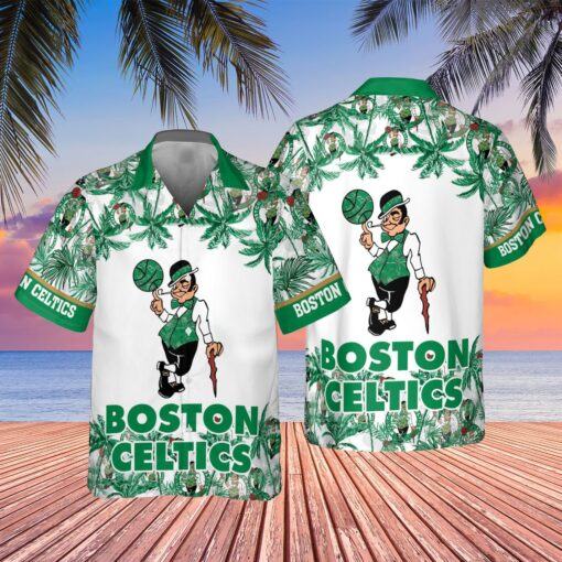 Boston Celtics Authentic Island Celebration Aloha Shirt