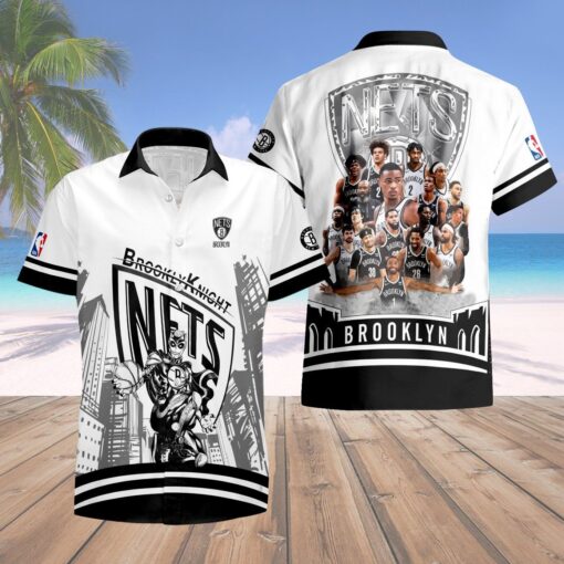 Brooklyn Nets Premium Ocean Wave Hawaiian Shirt
